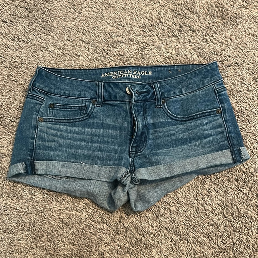 American Eagle Jean Shortie Shorts
